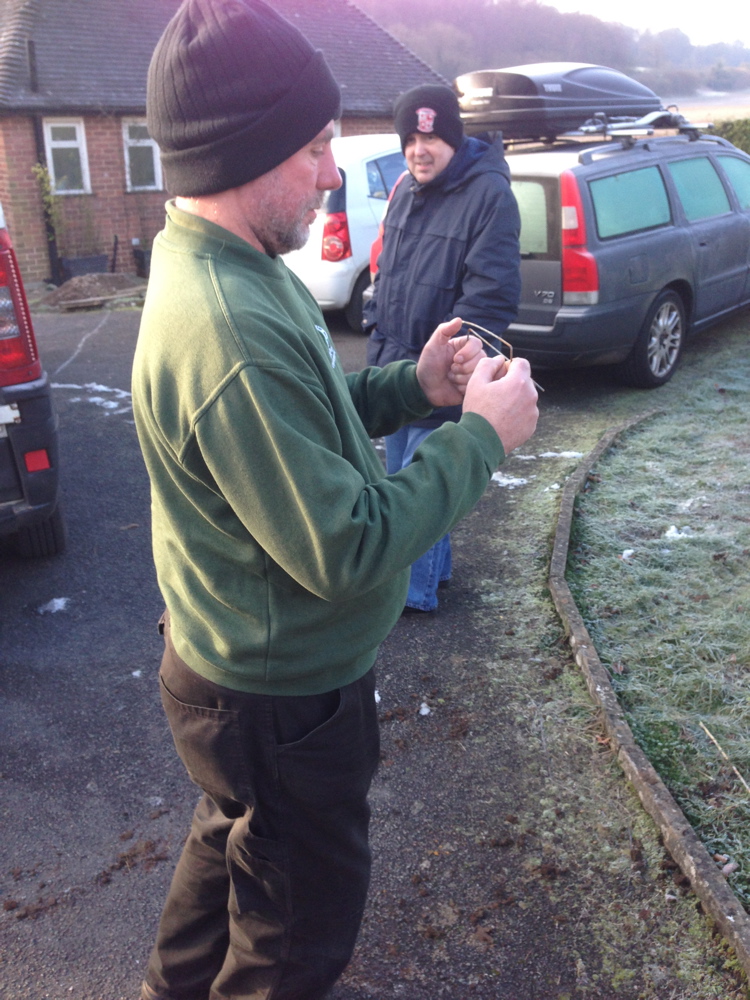 Divining with some old coat hangers