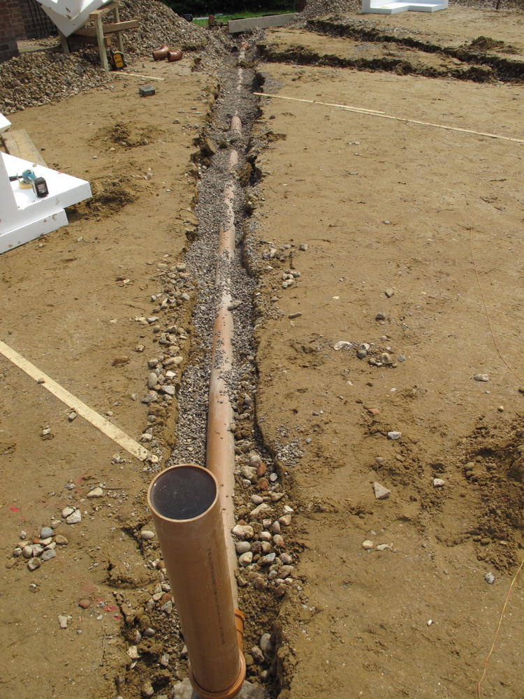 Drainage under slab