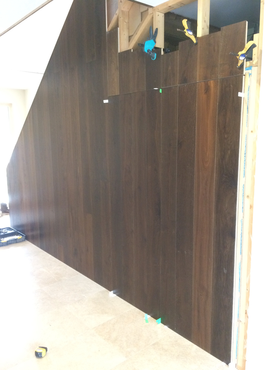 Panelling over flush doors