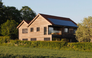 Passive House South and West elevations